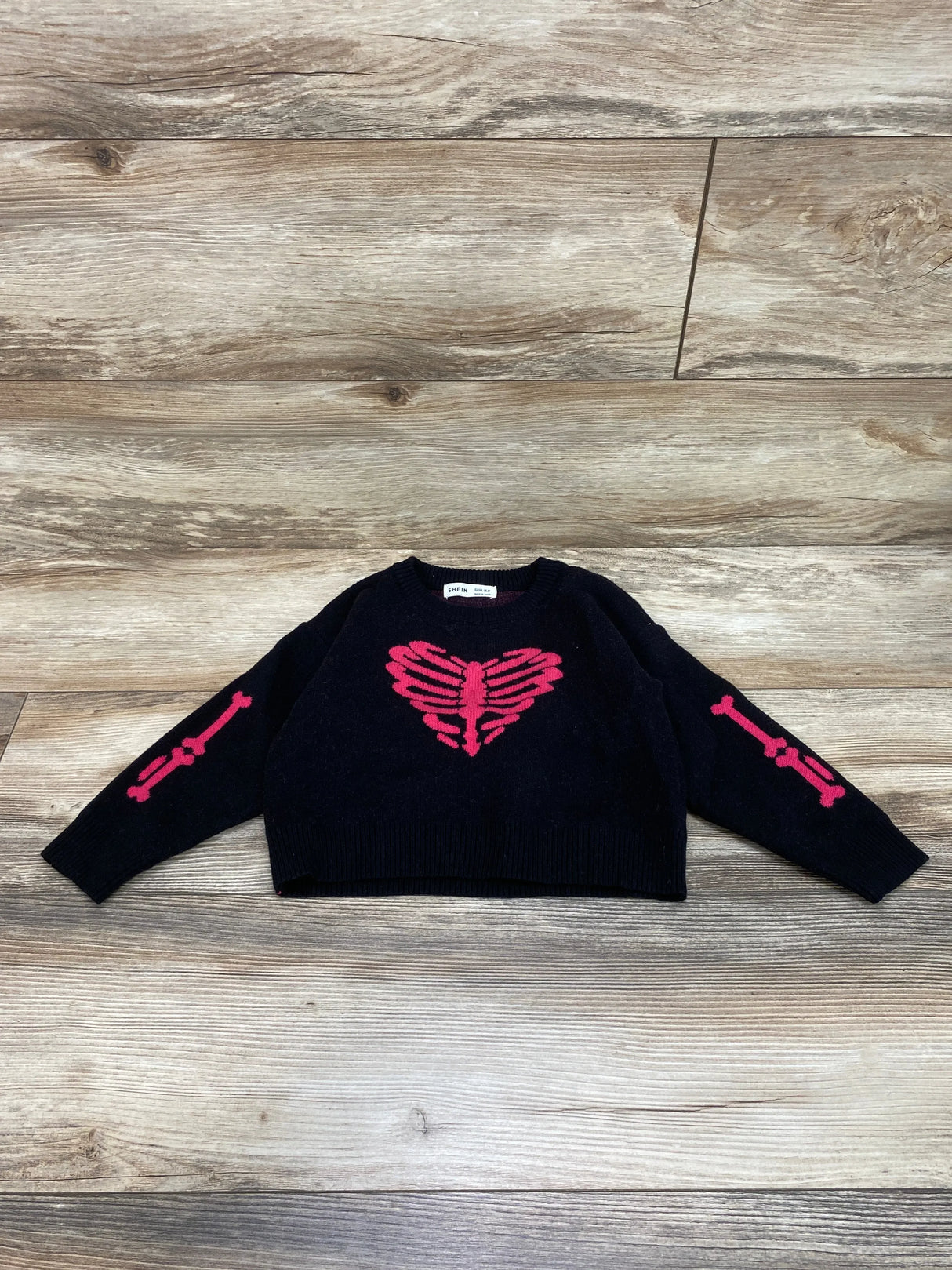 Shein Skeleton Sweater Black sz 4T - Me n Mommy To Be
