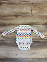 NEW Primary Organic Long Sleeve Bodysuit Rainbow sz 18-24m
