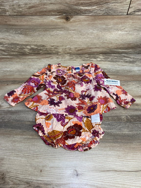 NEW Old Navy 2pc Floral Top & Bloomers Pink sz 6-12m - Me n Mommy To Be