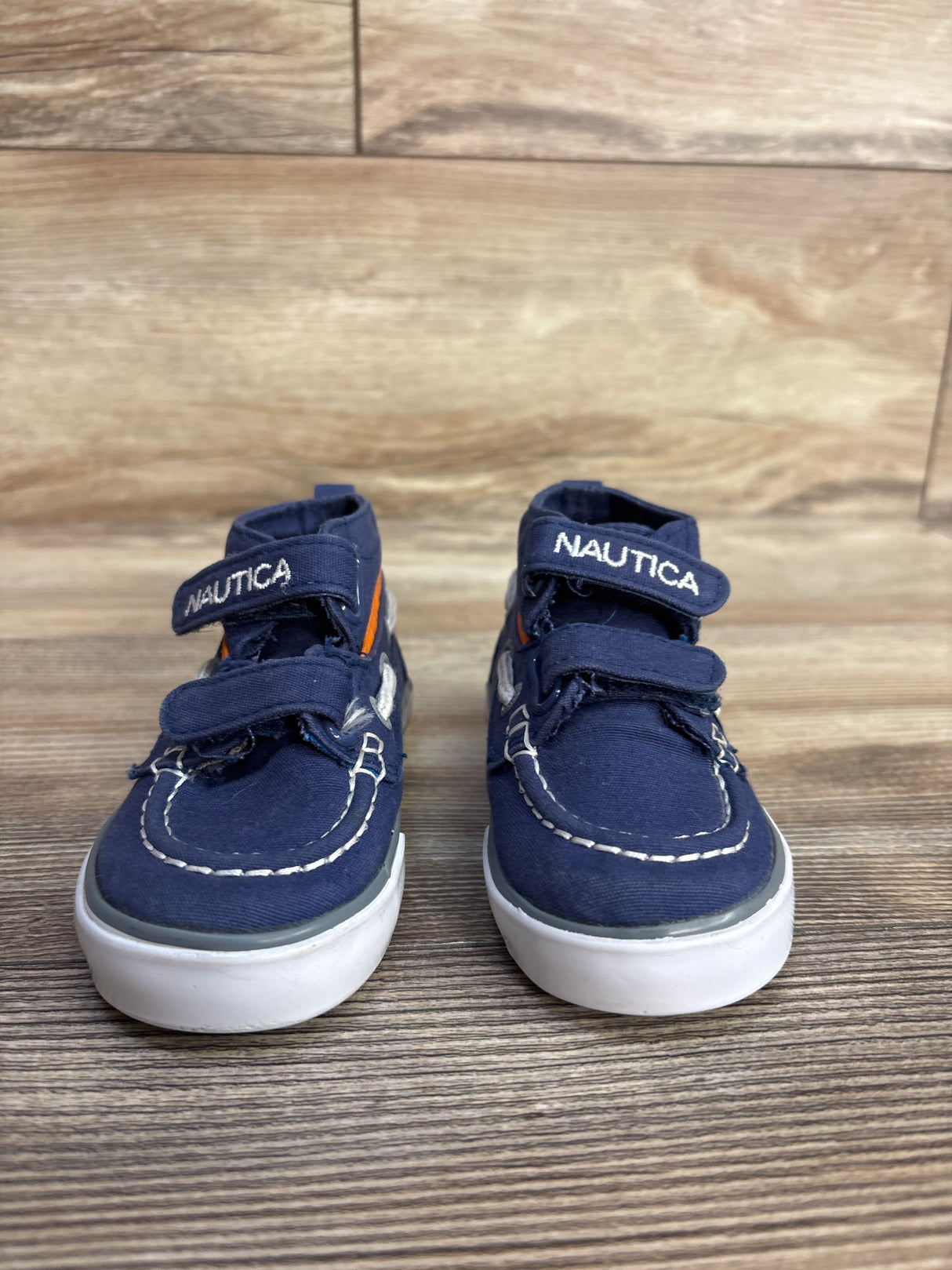Nautica Headsail High Top Sneakers, Blue sz 5c
