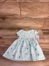 NEW Cat Jack 2pc Floral Dress & Bloomers Mint sz 18m