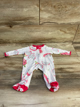 Burt's Bees Dragon Fruit Sleeper White sz Newborn