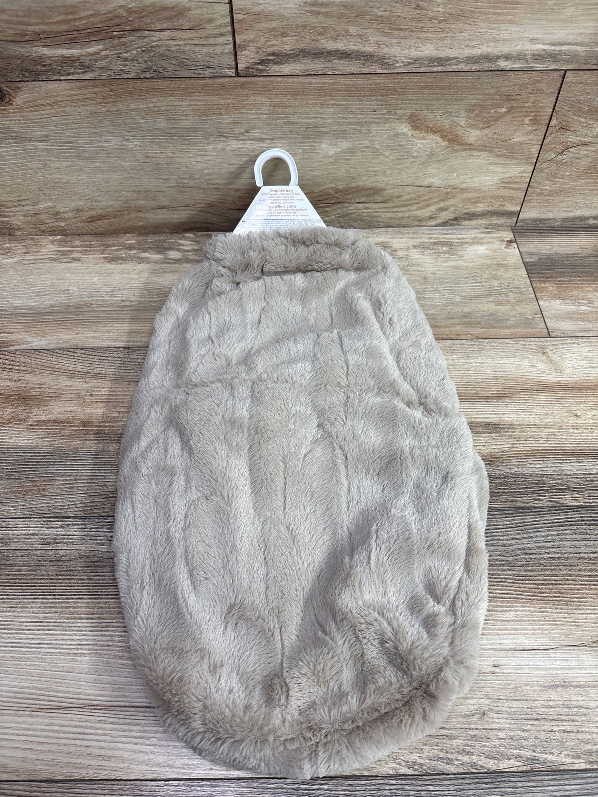 NEW Blankets & Beyond Plush Swaddle Wrap Tan sz 0-3m