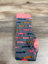 NEW Cat & Jack Knee-High Socks Crayon Print 2pk sz Medium 9c-2.5Y