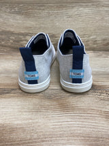 TOMS Boys Cordones Lace Up Sneakers - Grey Sz 11c