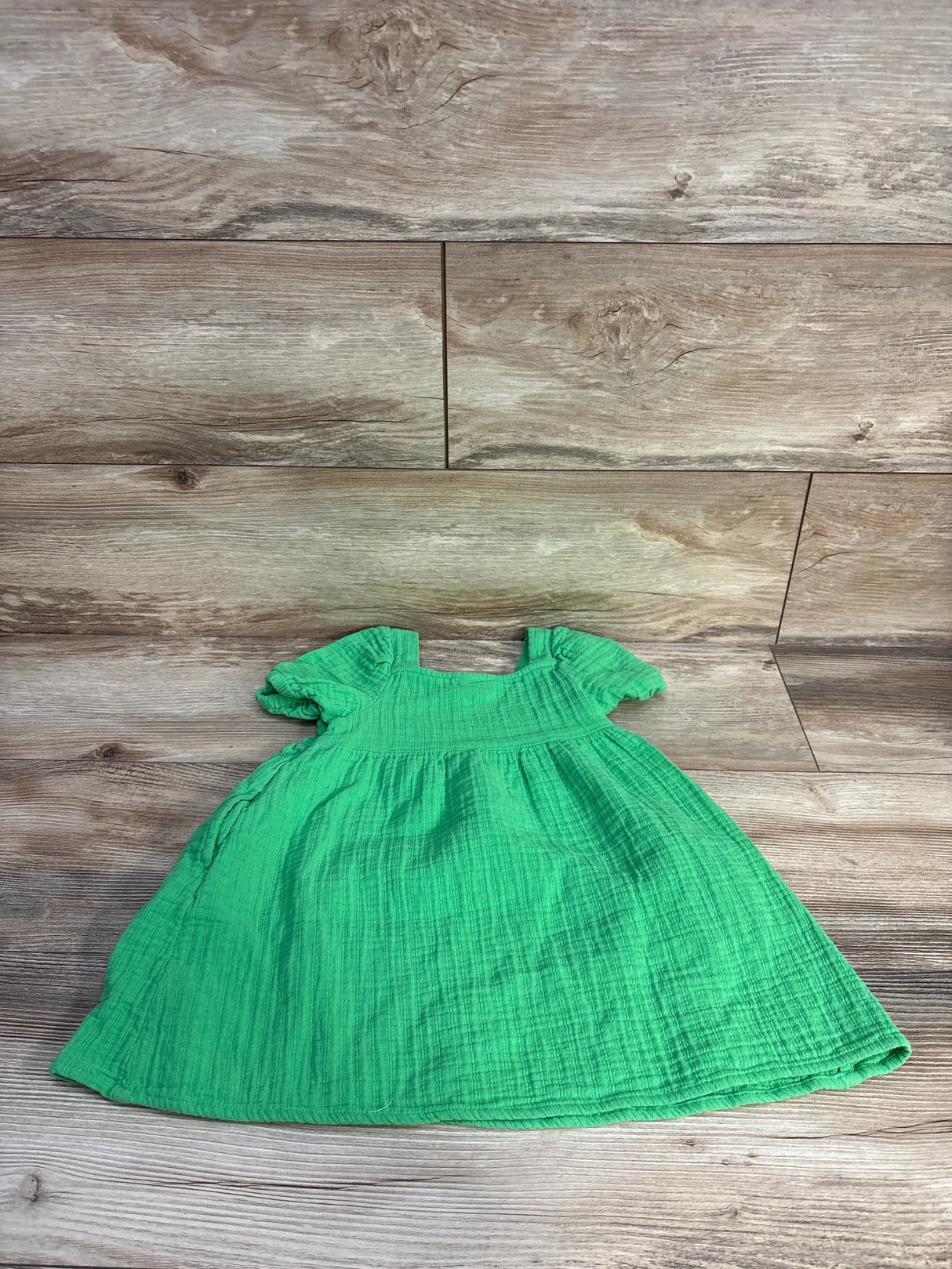 Cat & Jack Henley Dress Green sz 4T