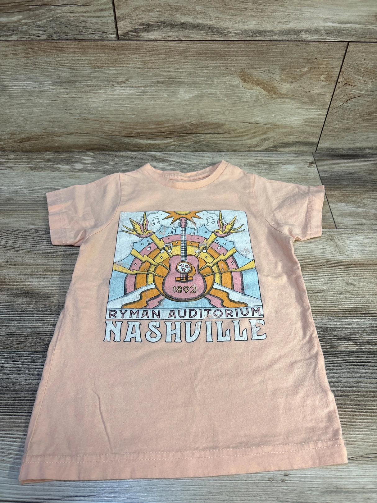 Rayman Nashville Shirt Peach sz 4-5T