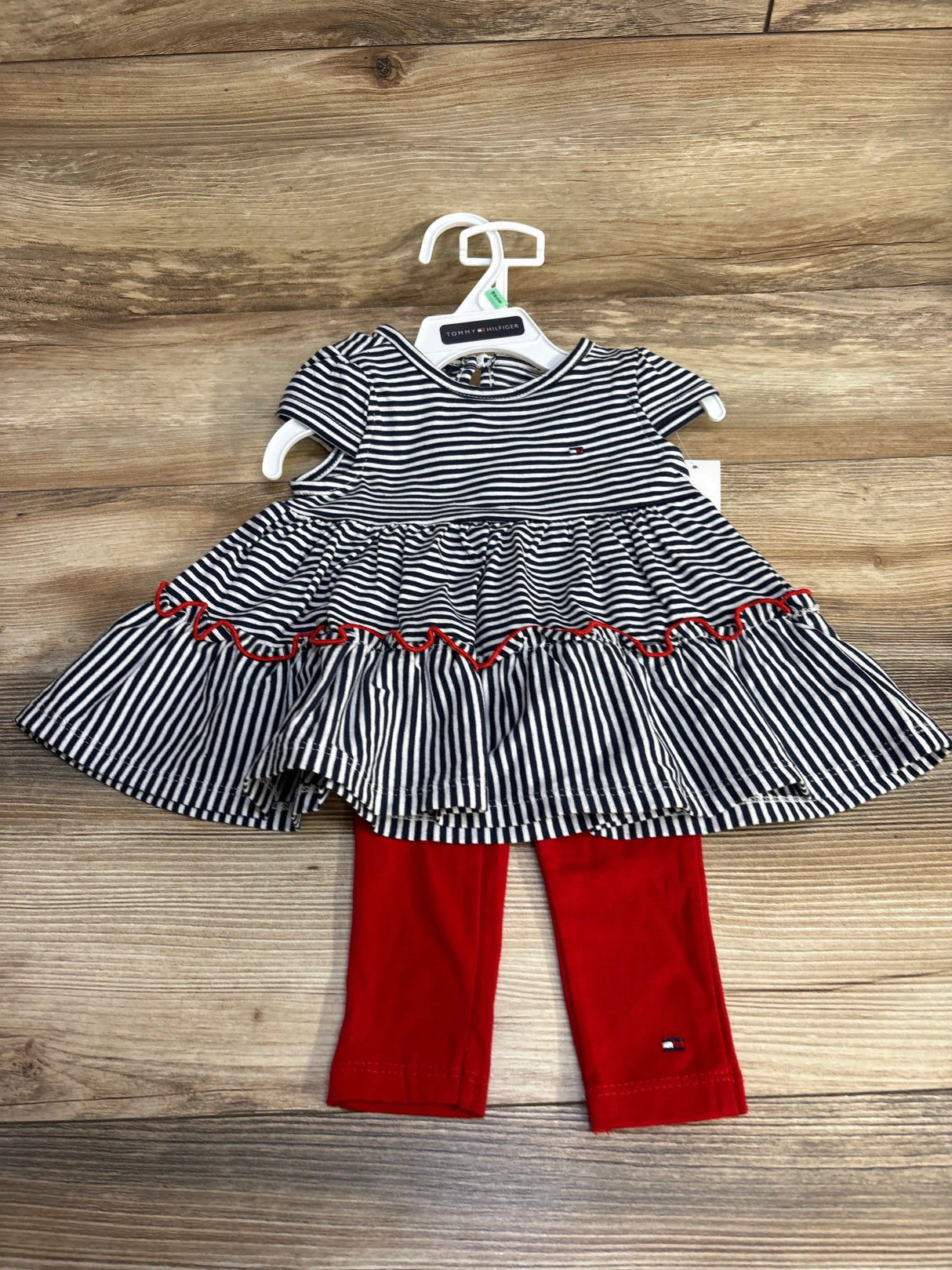 NEW Tommy Hilfiger 2pc Striped Top & Leggings Navy sz 18m - Me n Mommy To Be