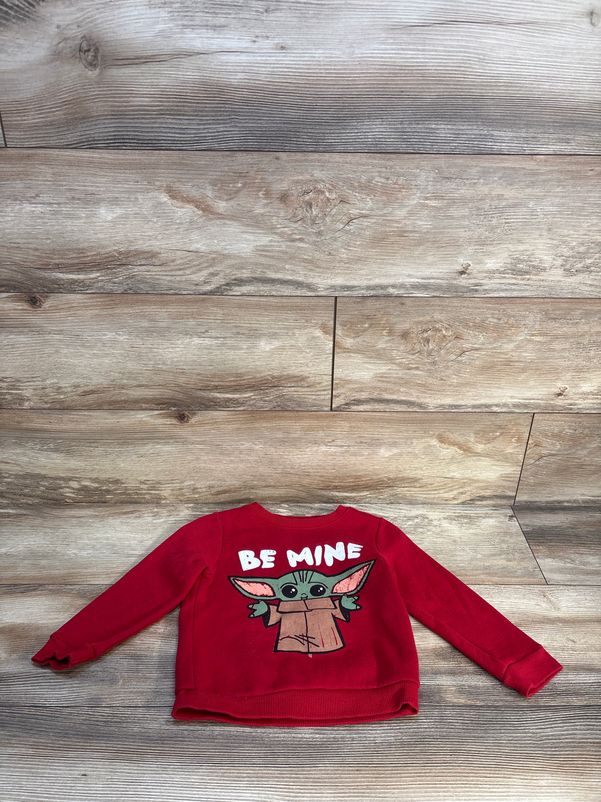 Star Wars Be Mine Sweatshirt Red sz 3T