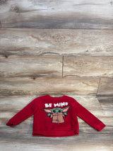 Star Wars Be Mine Sweatshirt Red sz 3T