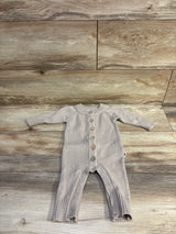 Rabbit + Bear Organic Button Knit Coverall Brown sz 0-3m