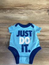 Nike Just Do It Bodysuit Blue sz Newborn