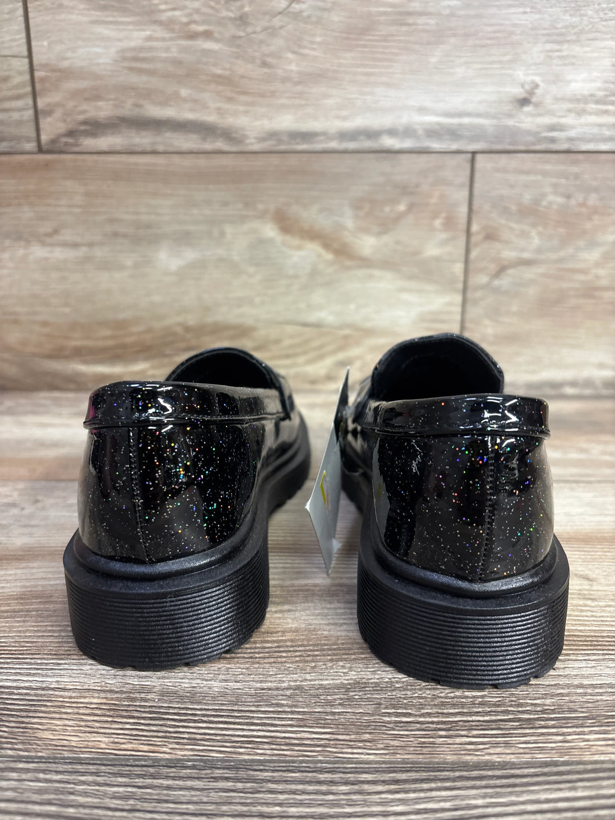 NEW Art Class Celia Glitter Loafers Black sz 2Y