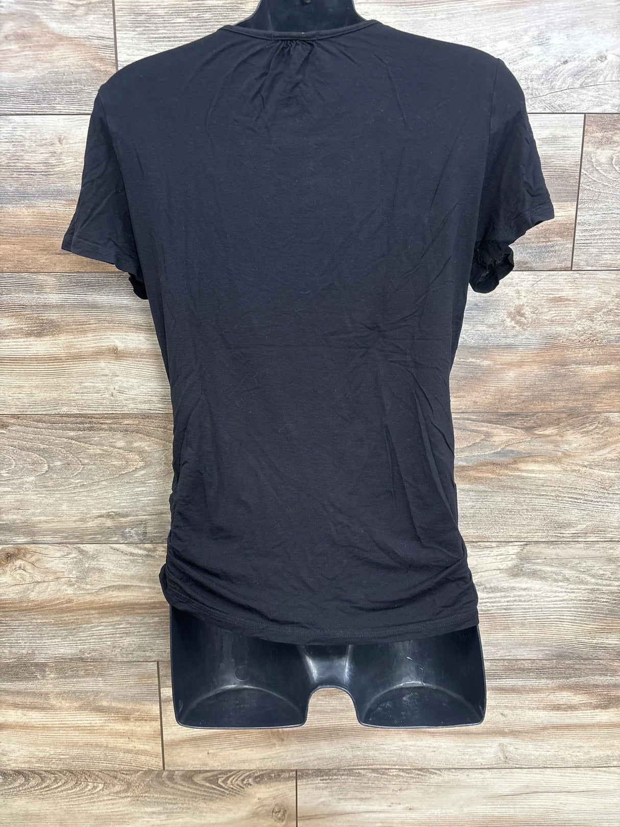 Ekouaer Short Sleeve Nursing Shirt sz Black sz Medium