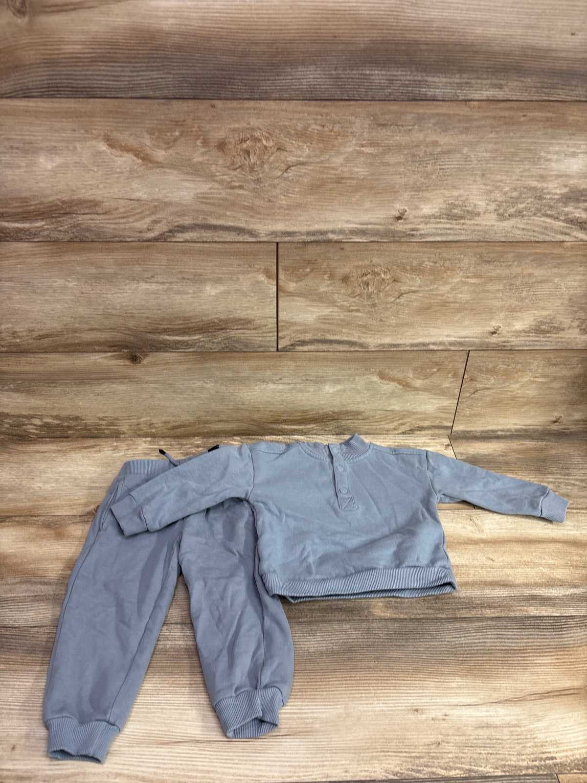 Nicole Miller 2pc Sweatshirt & Pants Set Blue sz 2T