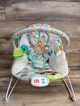 NEW Bright Starts Happy Safari Vibrating Baby Bouncer
