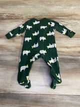 Carter's Polar Bear Sleeper Green sz 6m - Me n Mommy To Be