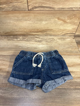 Cat & Jack Drawstring Denim Shorts Blue sz 2T
