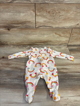 Old Navy Rainbow Sleeper Cream sz 0-3m