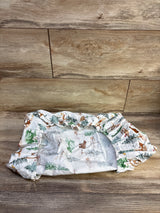 Brother Sister Design Woodland Critters Fitted Bassinet Sheet White ~18''x29''
