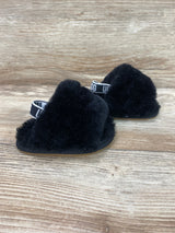 UGG Fluff Yeah Slides Black sz 2c/3c