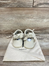 NEW Freshly Picked Birch Knotted Bow Baby Soft Shoe Sz 2c