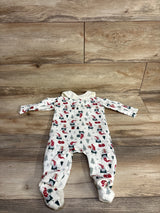 NEW Chick Pea 2pc My First Christmas Bib & Textured Sleeper Set White sz 3-6m