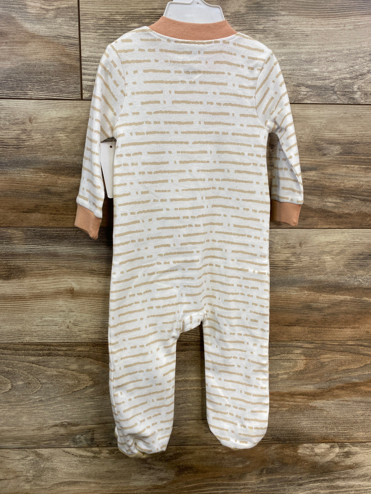 NEW Baby Essentials 2pc Sleeper Set White sz 9m