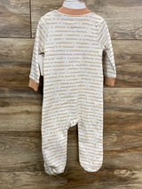 NEW Baby Essentials 2pc Sleeper Set White sz 9m