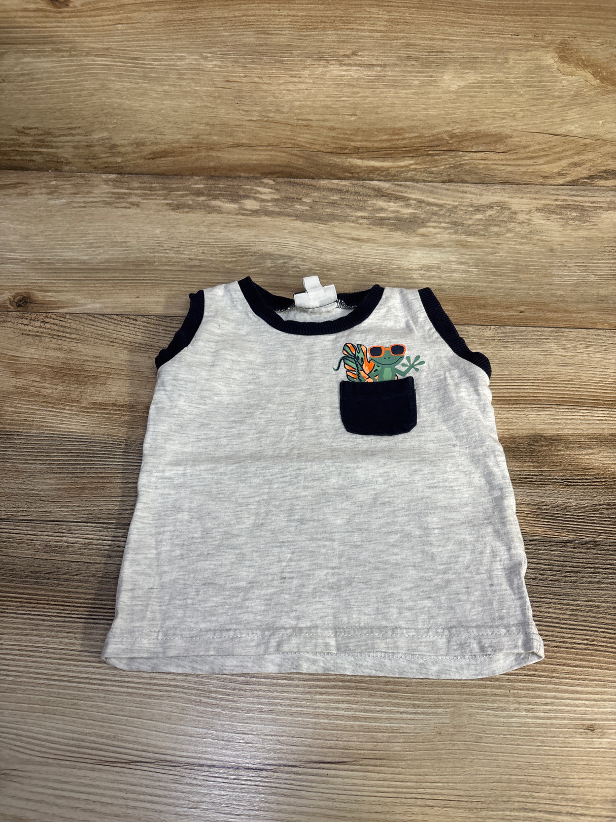 Mick Mack Pocket Tank Top Grey sz 12m