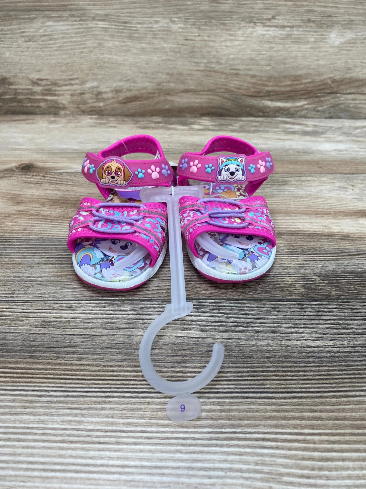 NEW Paw Patrol Adventure Ankle Strap Sandals Pink sz 6c - Me 'n Mommy To Be