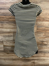 Heart & Hips Striped Dress Green sz Small