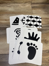 Beiens Black & White Visual Stimulus Cards 2pk 40pc