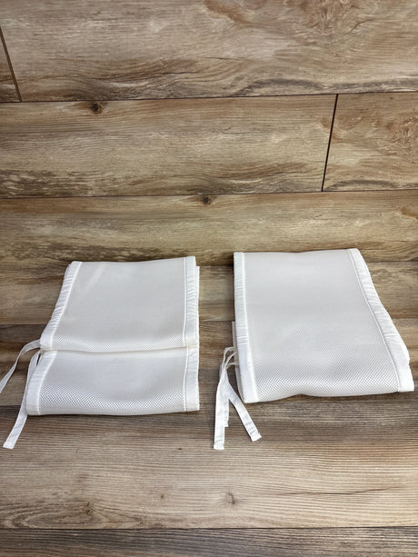 BreathableBaby Breathable Mesh Crib Liner in White - Me n Mommy To Be