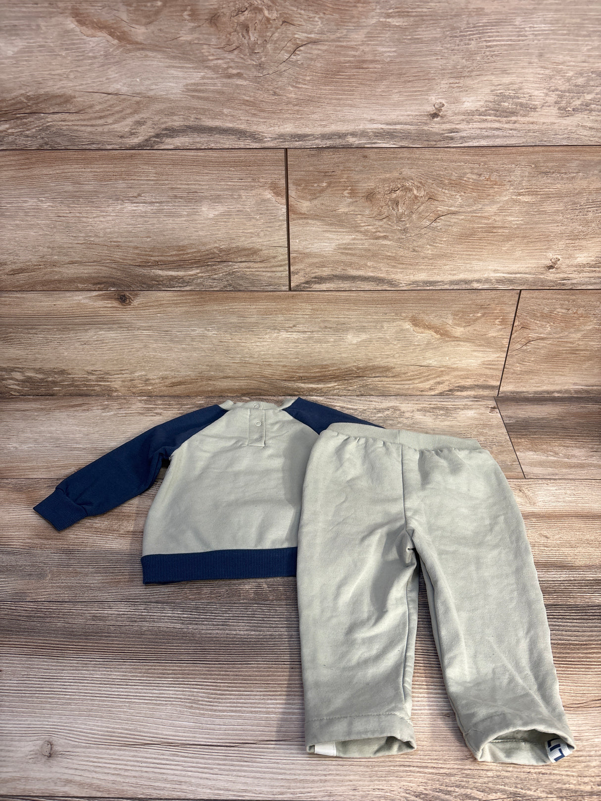 Little Beginnings 2pc Cool Little Guy Sweatshirt & Joggers Navy sz 12m