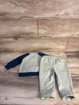 Little Beginnings 2pc Cool Little Guy Sweatshirt & Joggers Navy sz 12m