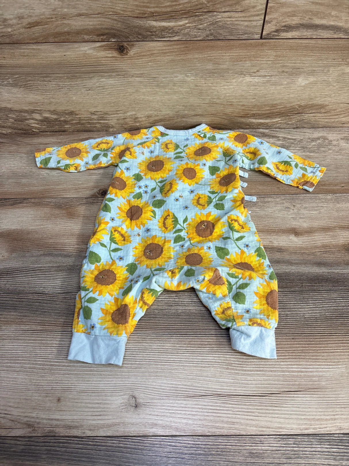 Angel Dear Sunflower Coverall Blue sz 6m - Me n Mommy To Be