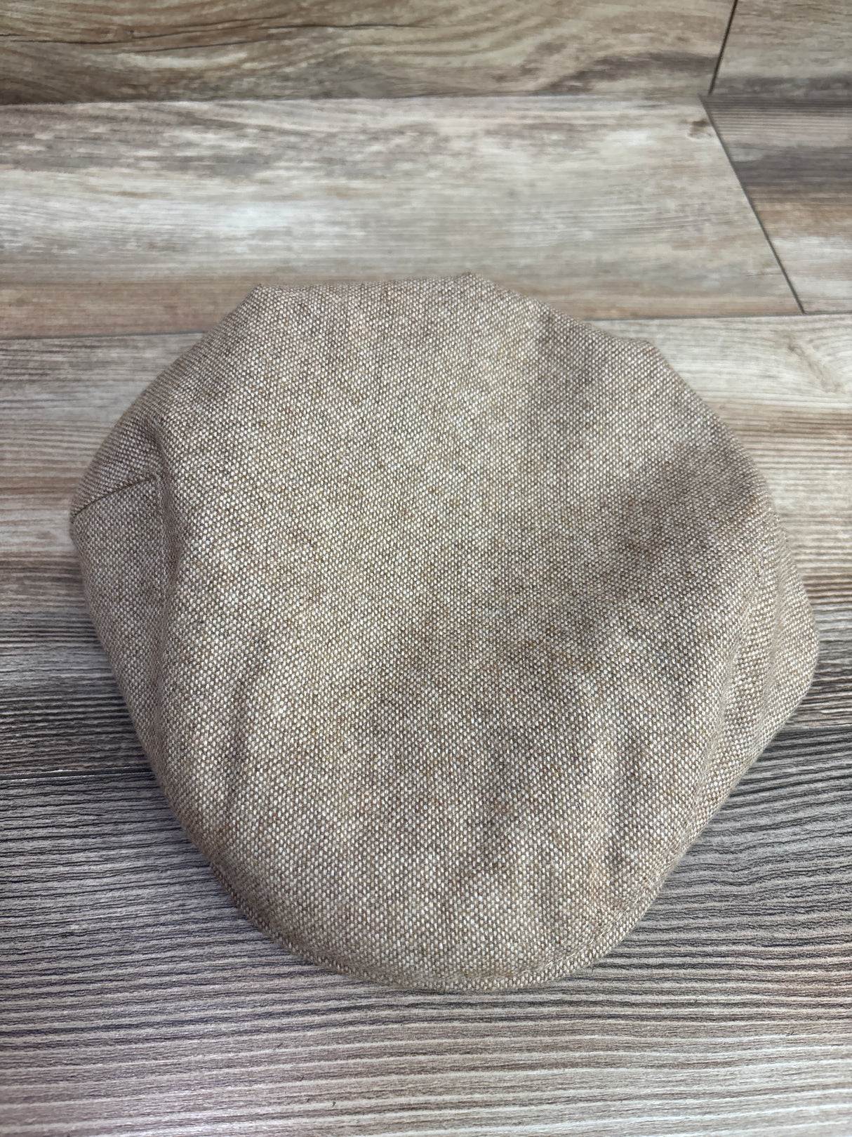 Jangoul Kids Newsboy Tweed Flat Cap Tan sz 2-3T