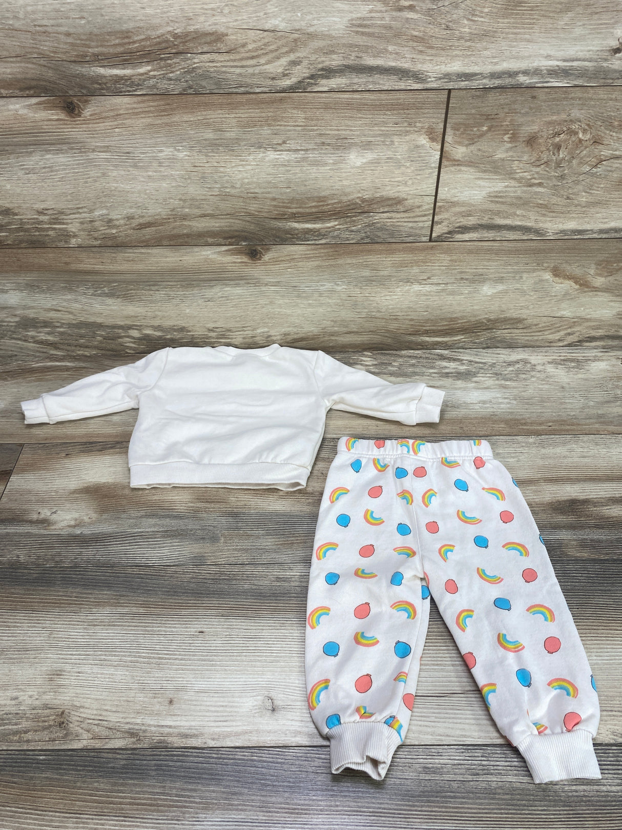 Cocomelon 2pc Sweatshirt & Pants Cream sz 6-9m