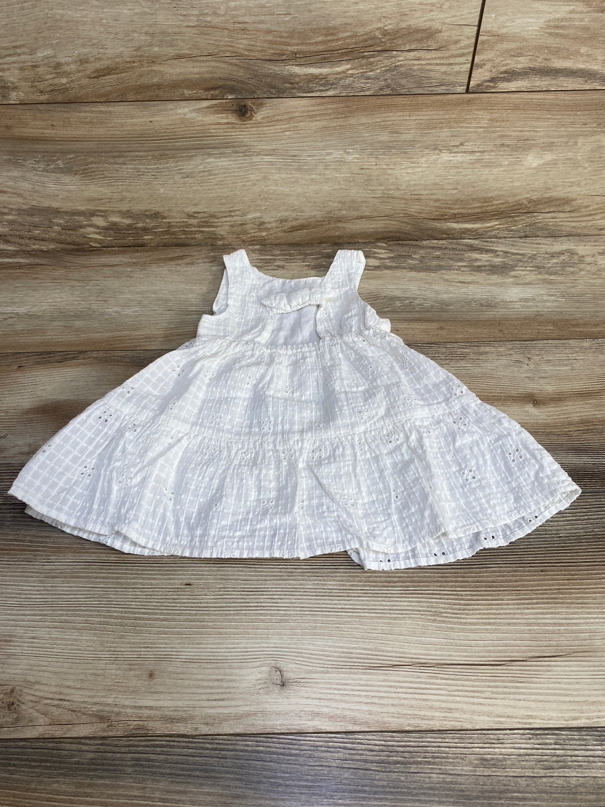 Cat & Jack Eyelet Dress White sz 18m