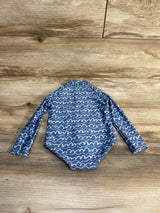 1pc Waves Rashguard Swimsuit Blue sz 12m