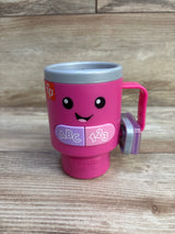 Fisher Price Laugh & Learn Wake Up & Learn Coffee Mug, Pink