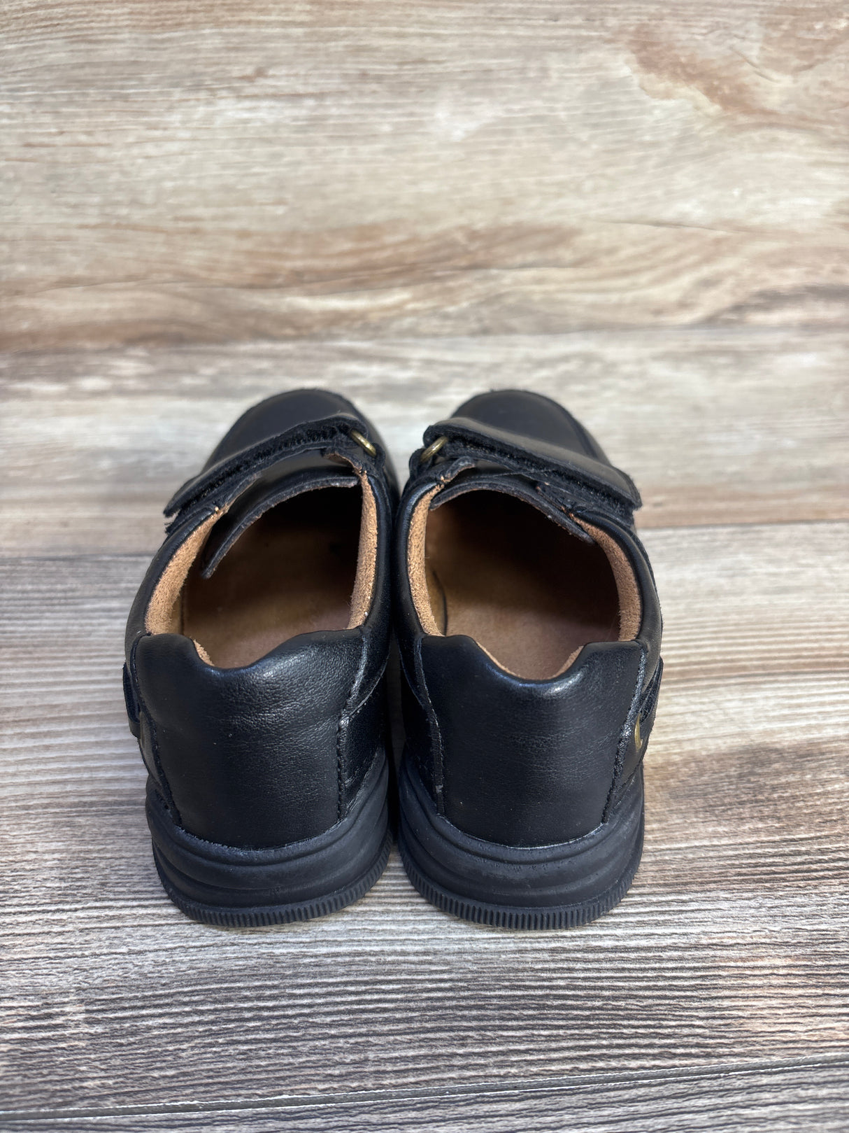 Children's Place Faux Leather Dress Shoes Black sz 11c
