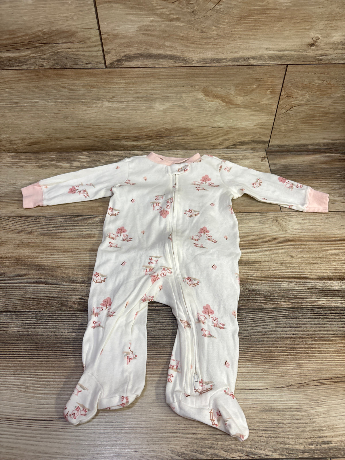 Carter's Sleeper White sz 6m