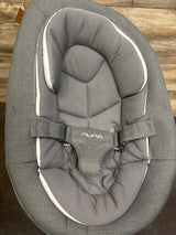 Nuna Leaf Grow Baby Swing with Toy Bar in Granite