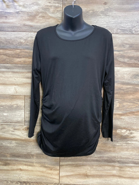 Ekouaer Ruched Shirt Black sz XL - Me n Mommy To Be