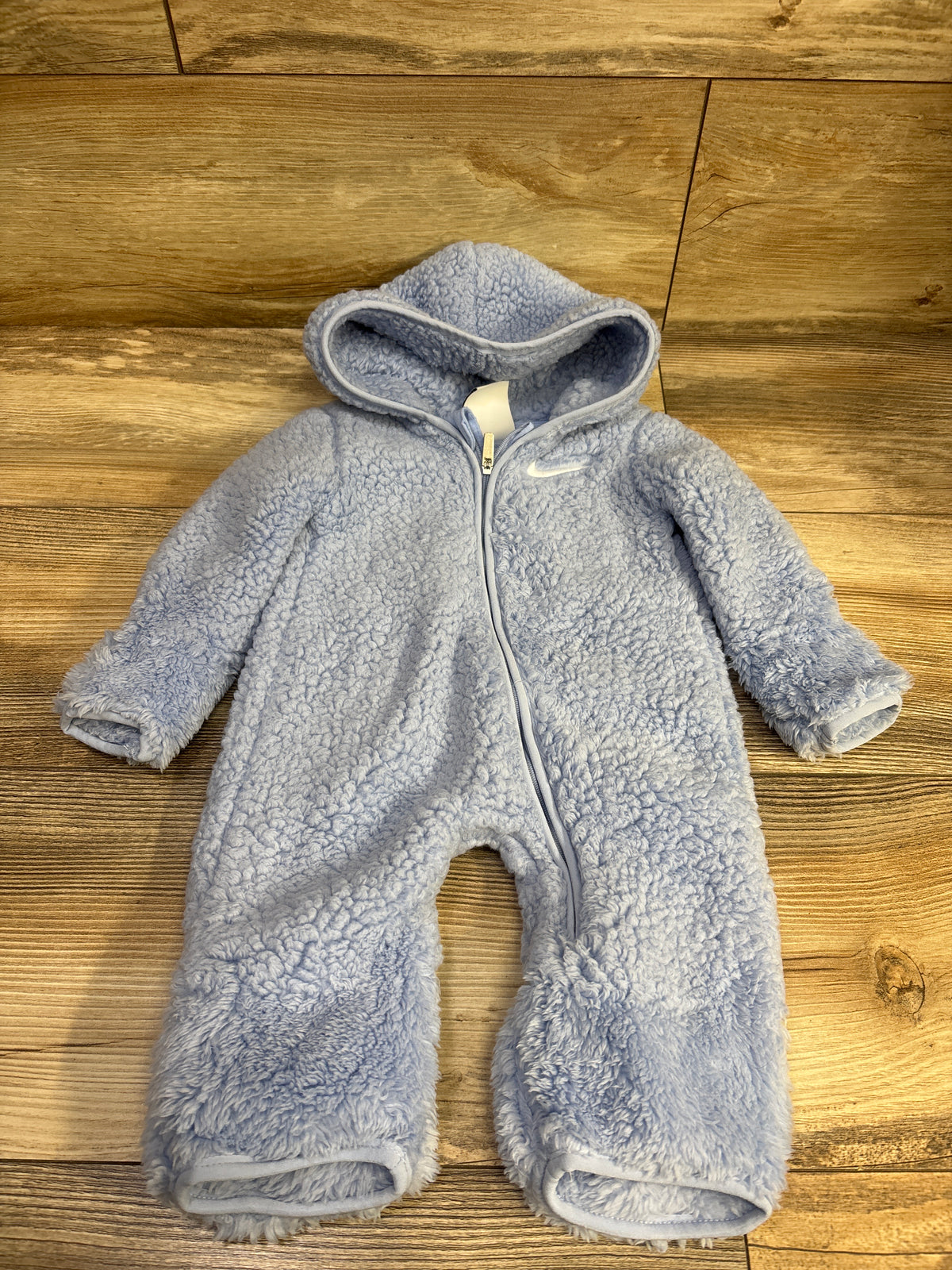 Nike Sherpa Hooded Coverall Blue sz 3m