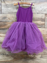 Ribbed Tulle Dress Purple sz 3-4T - Me n Mommy To Be