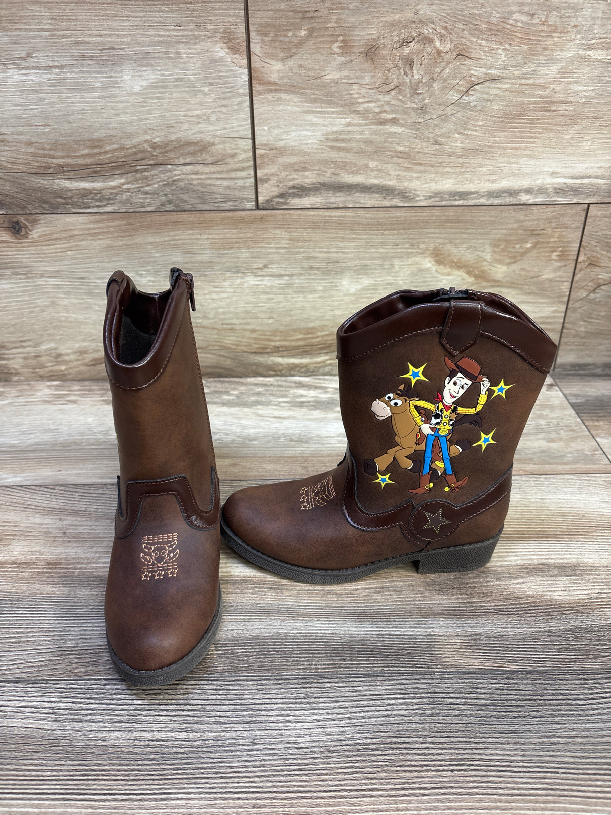Toy Story Woody Western Boots Brown sz 12c