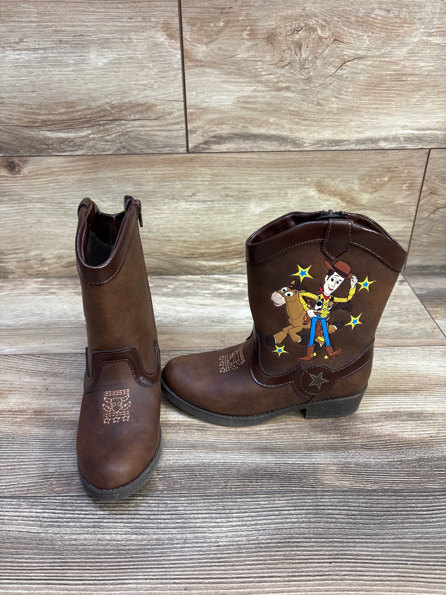 Toy Story Woody Western Boots Brown sz 12c